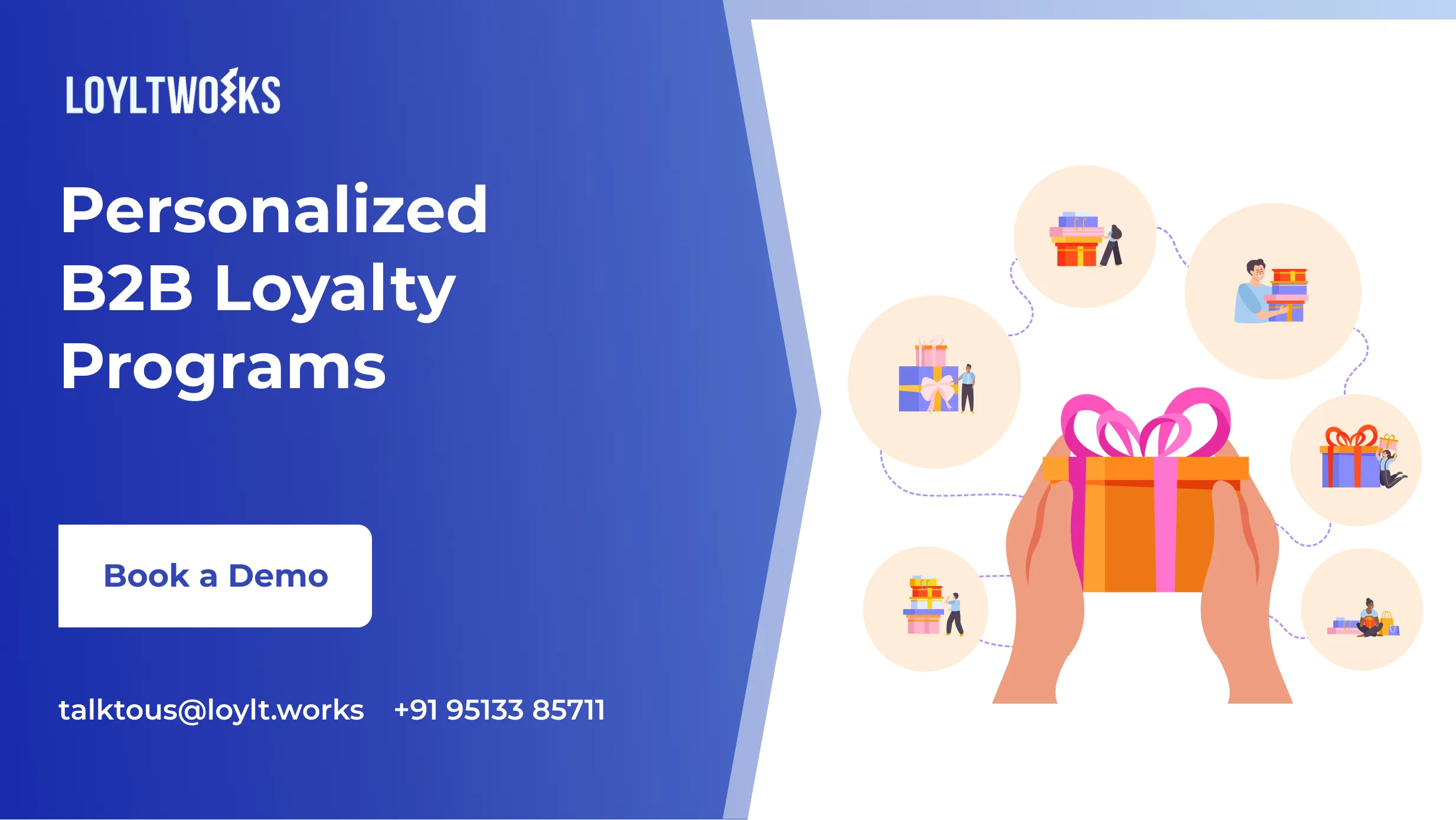 Channel partners receiving personalized loyalty rewards on mobile