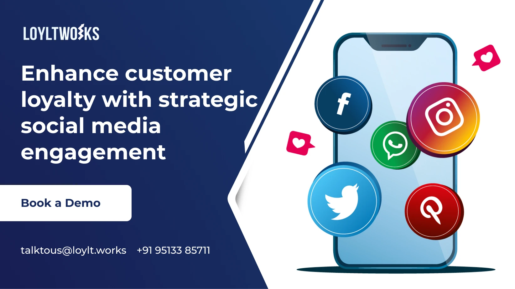 Social media engagement boosting brand loyalty with customer interactions