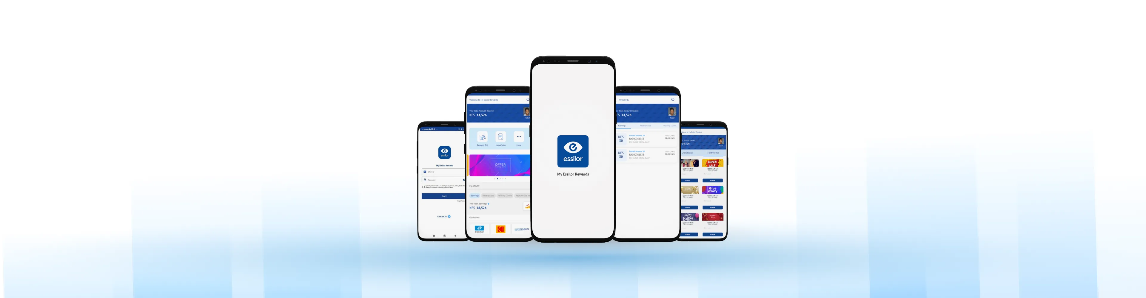 My Essilor Incentive Sales App Mock