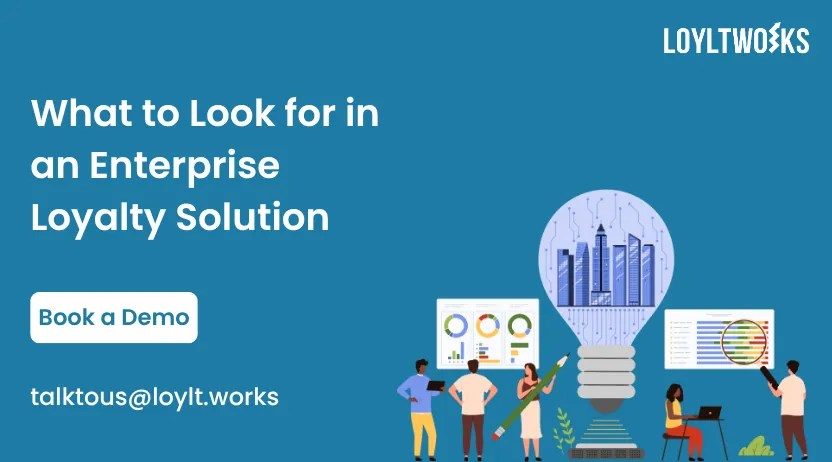 Illustration of enterprise loyalty strategy across digital and in-store channels.